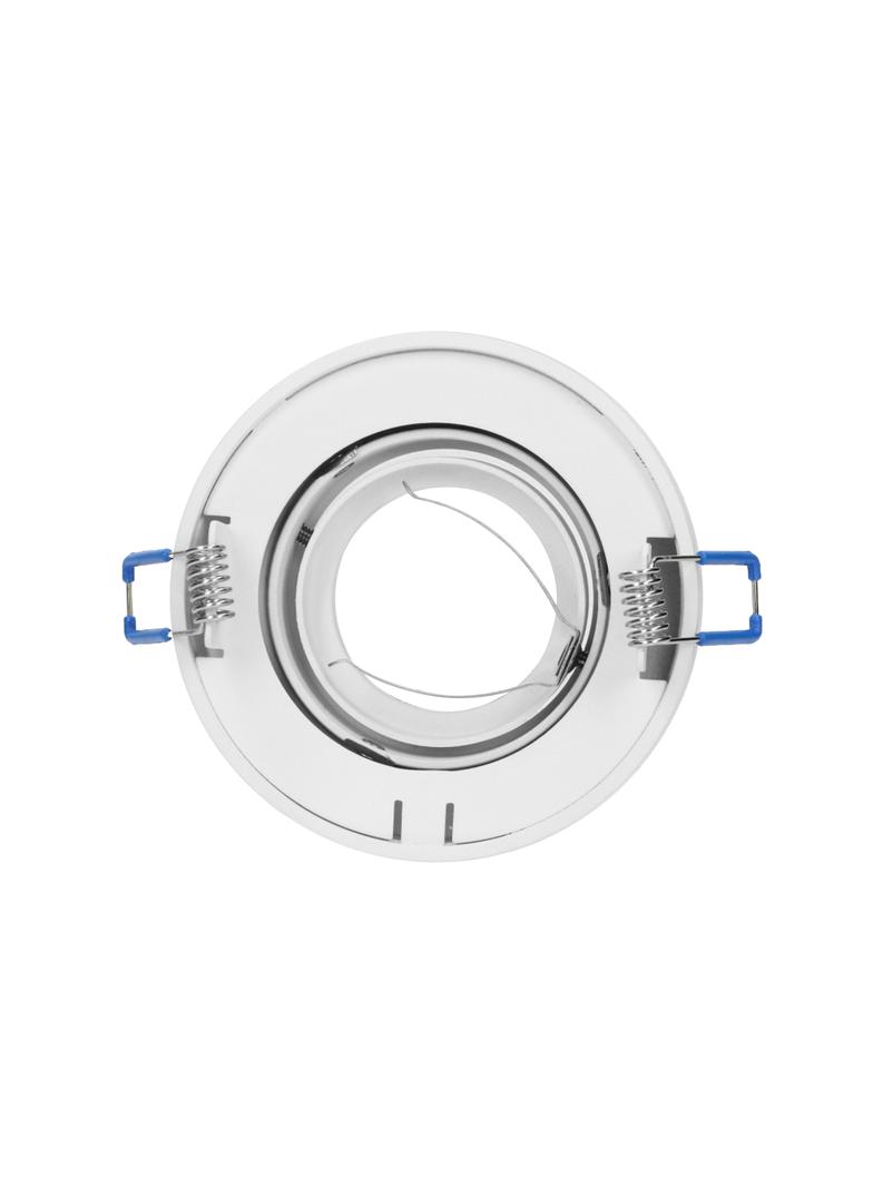 SORMUS R ramka dekoracyjna oprawy punktowej MR16/GU10 max 50W regulowana koło biała AD-OD-6169/W ORN