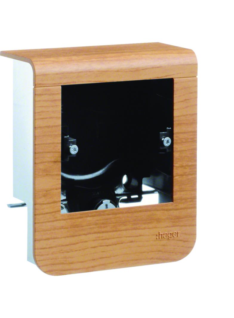 tehalit.SL Pusty nośnik urządzeń 20x55 fi60 buk SL20055901D2 HAGER