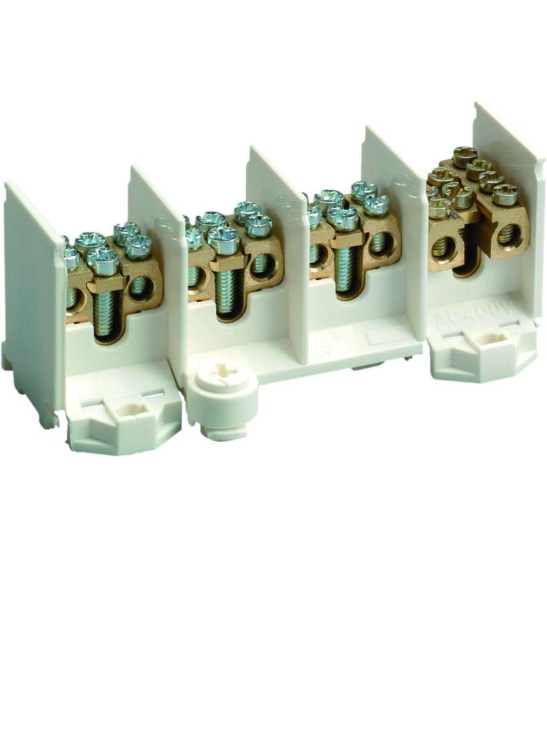 Zaciski rozgałęźne 4-polowe 25/2x16mm2 K29N HAGER