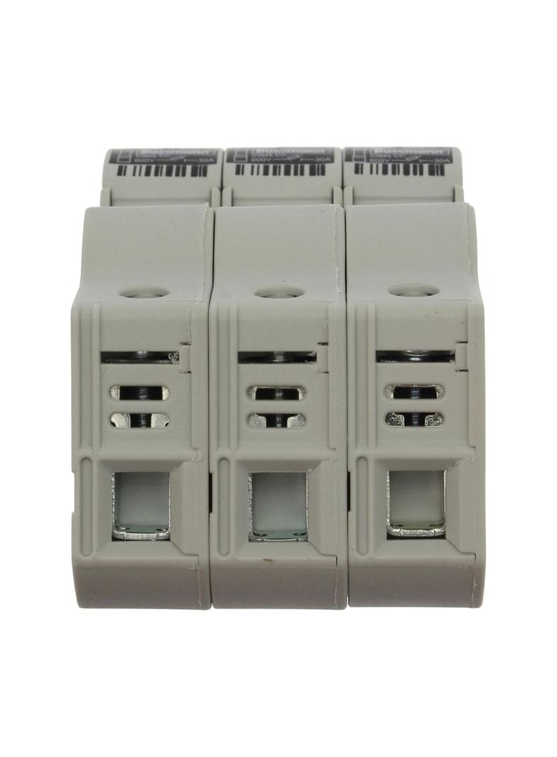 3Pole 30A 600V MFH For 10X38 Class CC Podstawa wkładki cylindrycznej 10x38 3P 32A 690VAC std. UL CHC