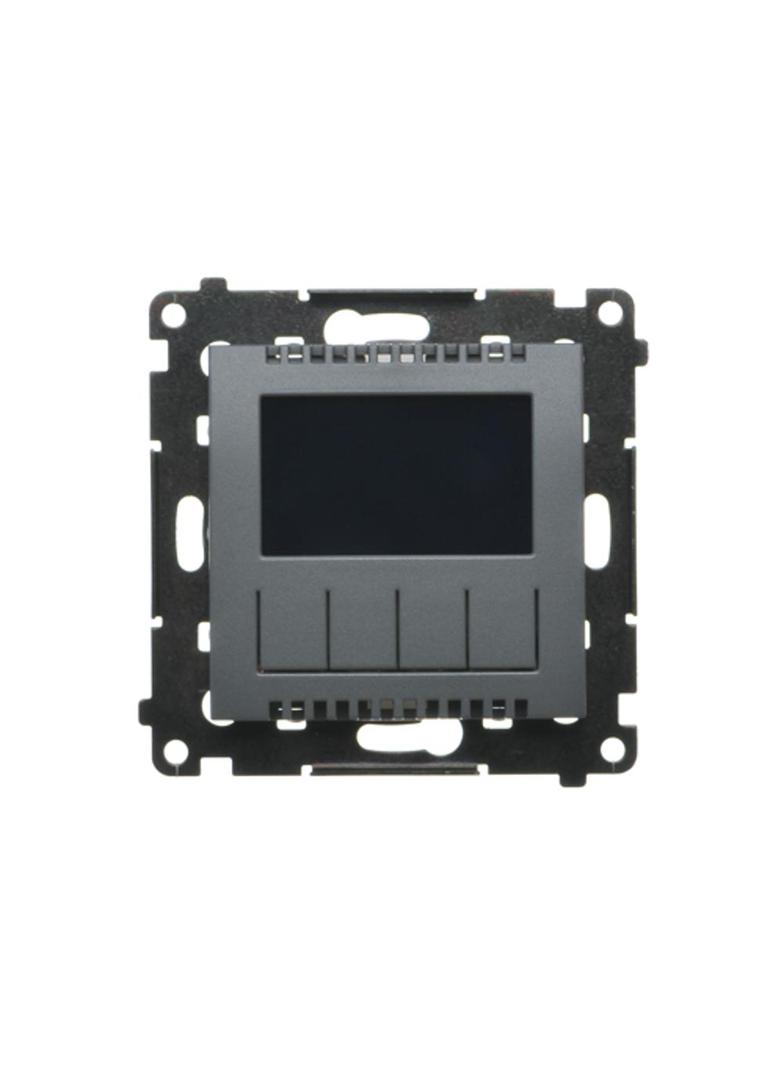 Simon 55 Termostat programowalny z wyświetlaczem Grafitowy mat