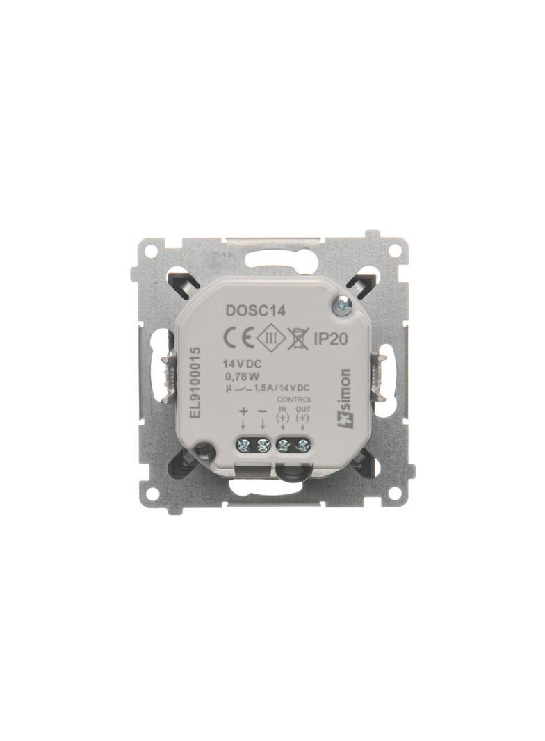 Simon 54 Oprawa oświetleniowa LED biały. z czujnikiem 14 V DC 064 W białe zimne 5900 K antracyt !Wymagany zasilacz 14V DOSC14A.01/48 KONTAKT
