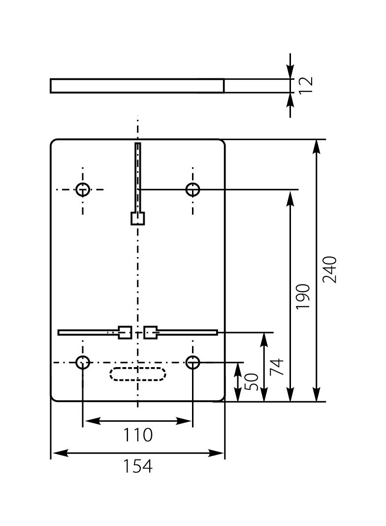 Tablica licznikowa 1F B/Z-12 10.13 OPATÓWEK