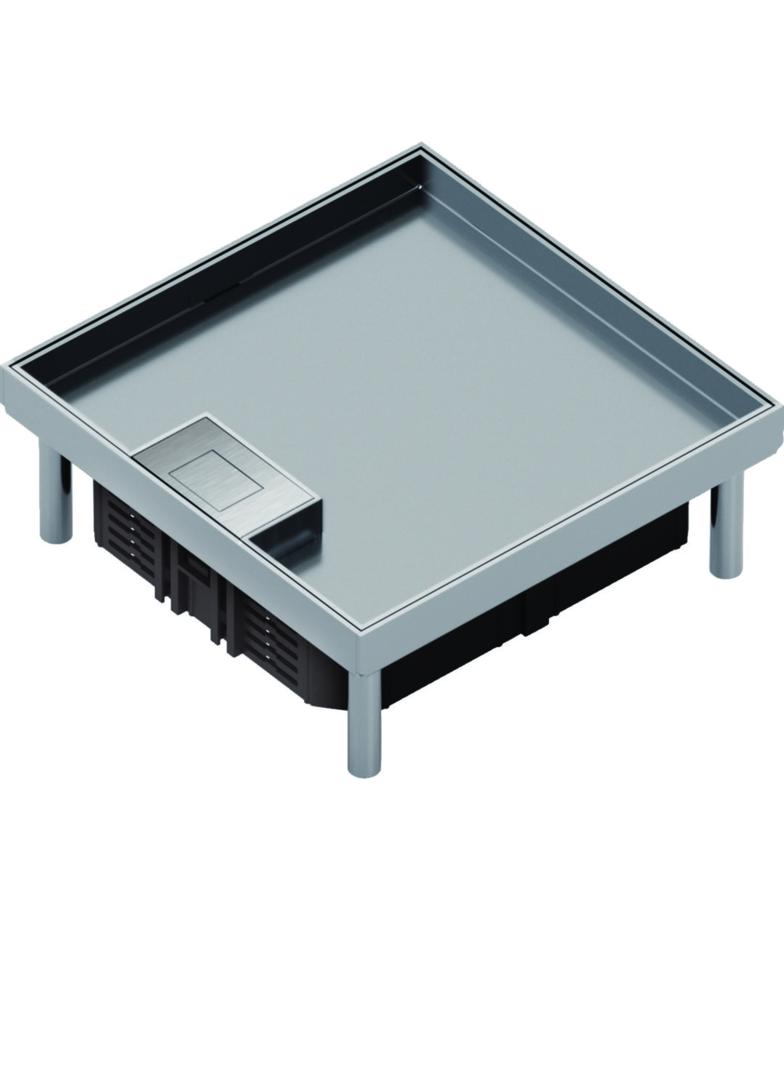 tehalit.VE-EE Pokrywa uchylna IP30 5kN EKQ06 200x200 15mm stal nierdzewna EKQ060LE15 HAGER