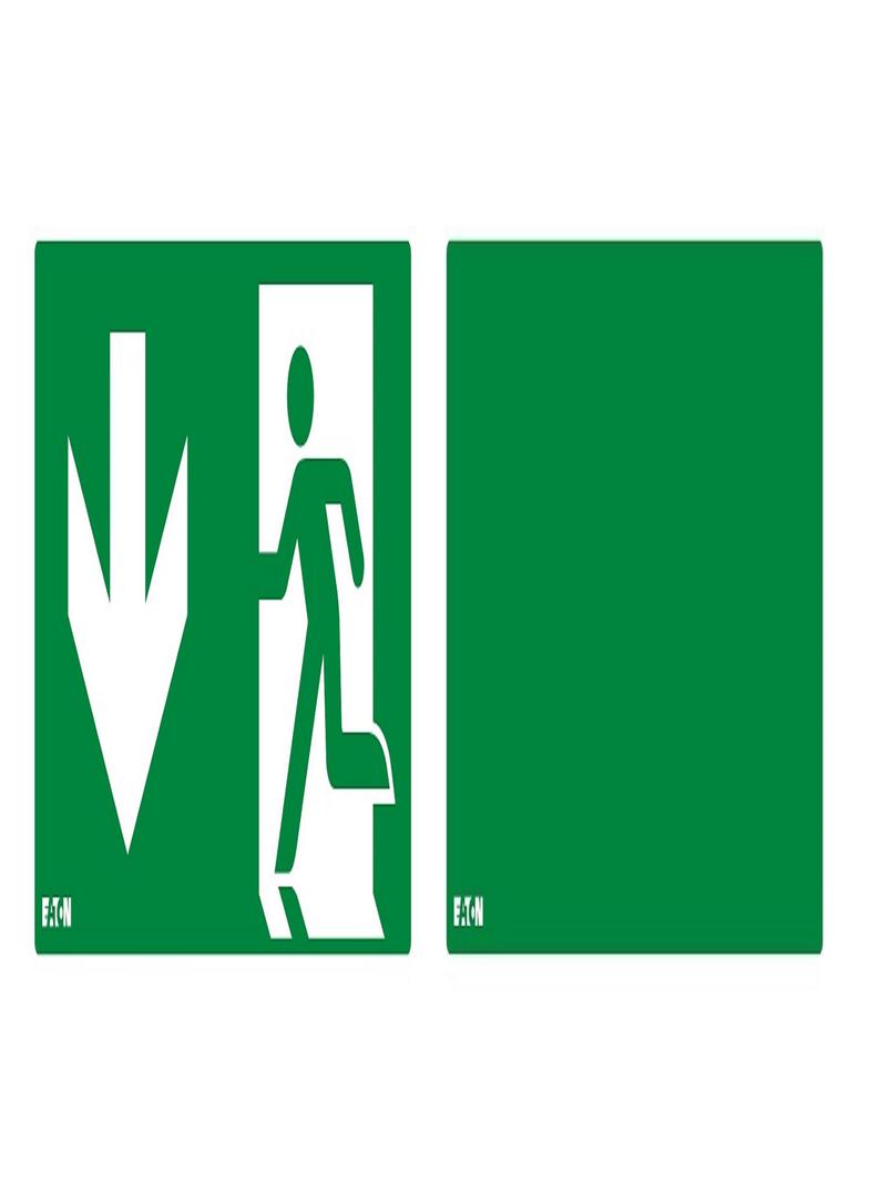 SafeLite Klosz z plexi strzałka na wprost SL2PPD EATON