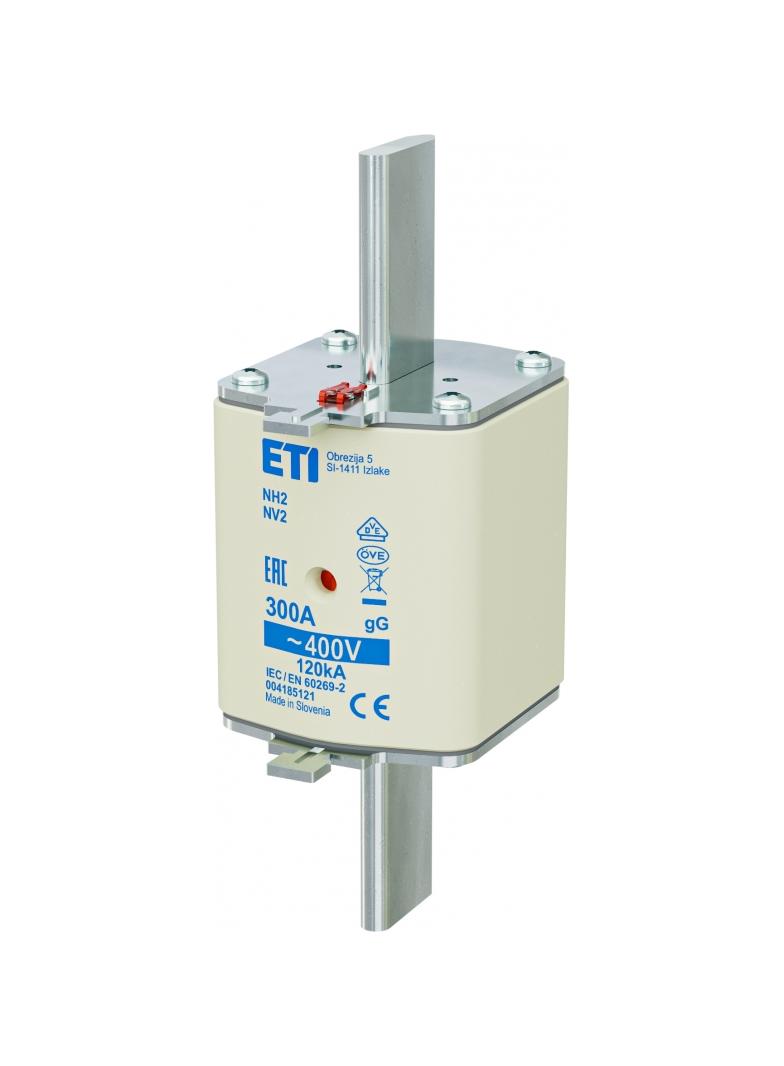 Wkładka topikowa NH zwłoczna KOMBI NH2 gG 300A 400V 004185121 ETI