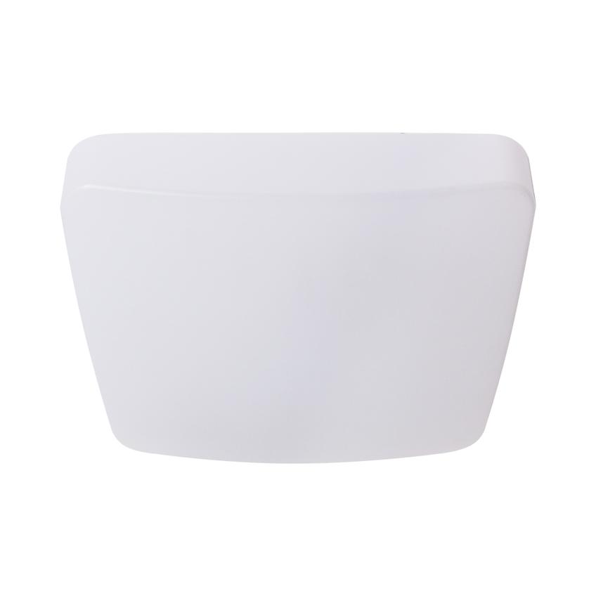 MANGALA plafon, 2xE27, 2x60W, klosz matowy - polistyren, IP20, kwadrat, biały