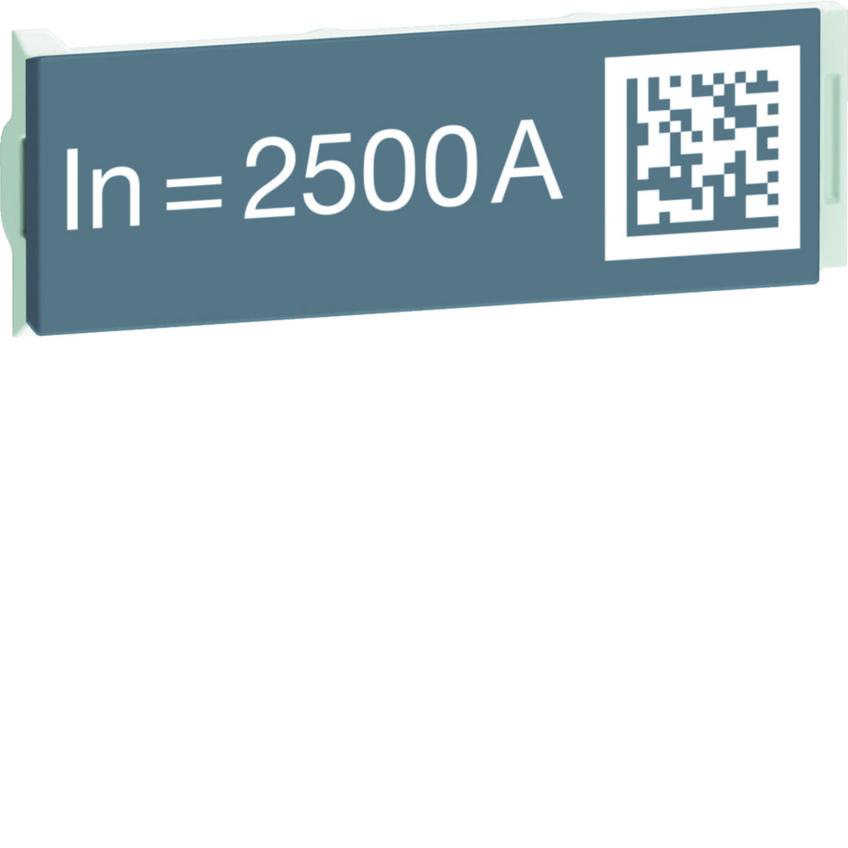 ACB HW1 Wtyczka z oznaczeniem znamionowym wyłącznika 2500A dostarczane luzem