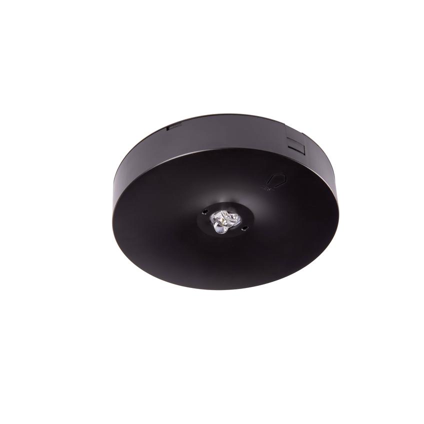 Oprawa awaryjna natynkowa Starlet Round LED SCH 250 A 3H CT IP20 [BLK] / soczewka korytarzowa do pom