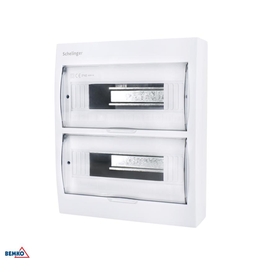 ROZDZIELNICA NATYNKOWA IP40 ZACISKI 24N+24PE 2x12P