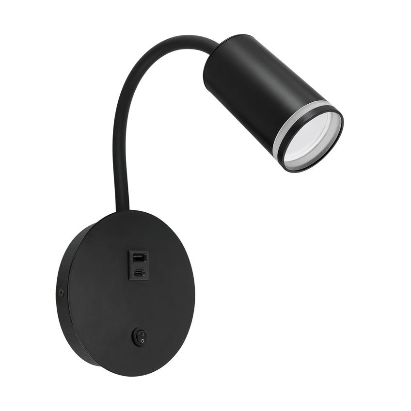 Oprawa dekoracyjna ZULA WLL USB GU10 BLACK