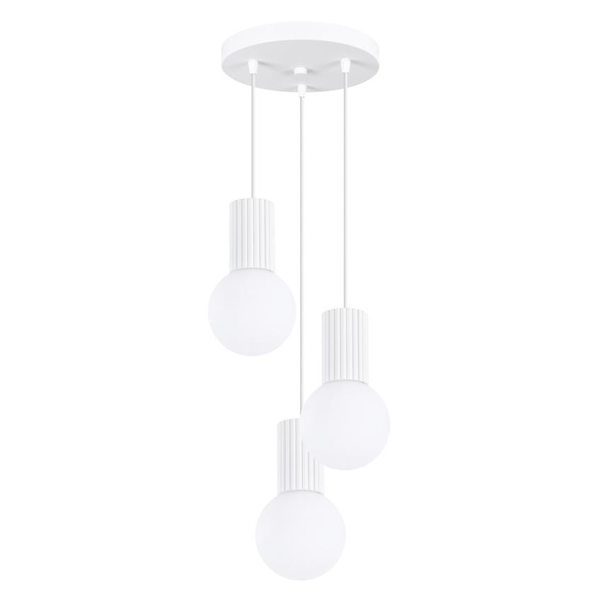 Lampa wisząca HALO 3P biała