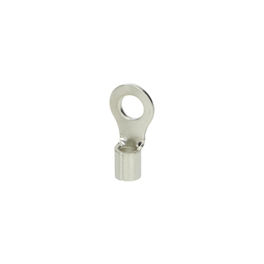 Końcówka oczkowa nieizolowana, 4mm2, M6, 100 szt