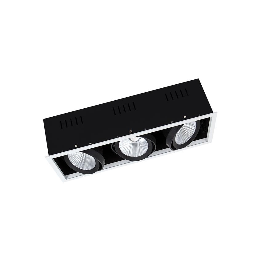 Oprawa SPOT MULTI 3x30W 4000K FL WT BK