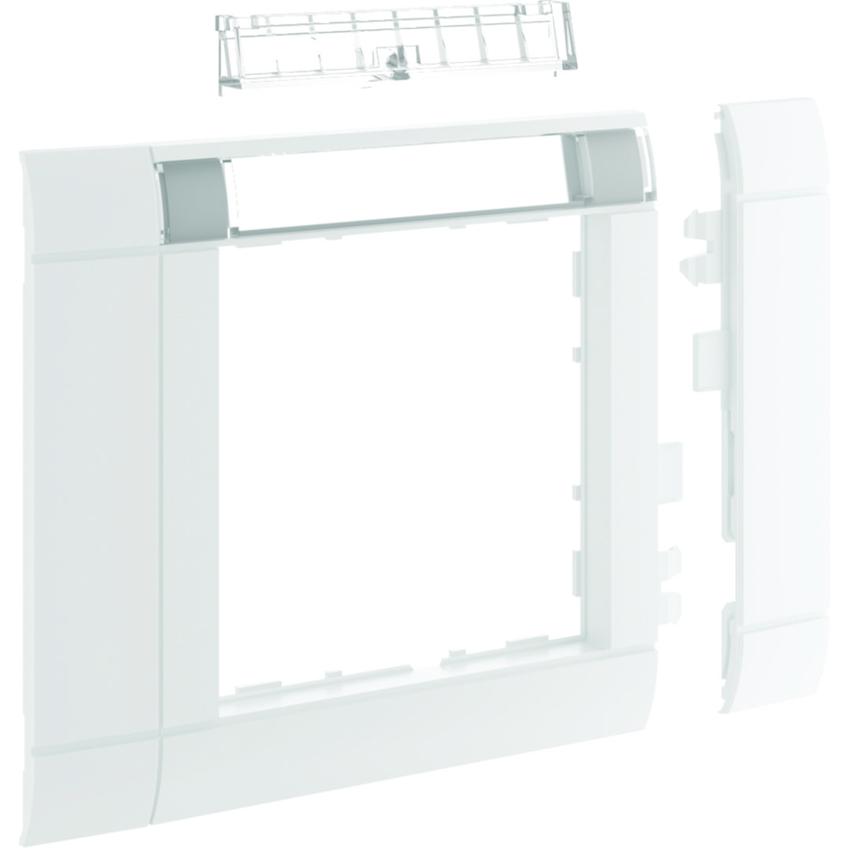 tehalit.WA Maskownica 80mm 1-krotna 50x50mm pole opisowe PC-ABS bezhalog biały