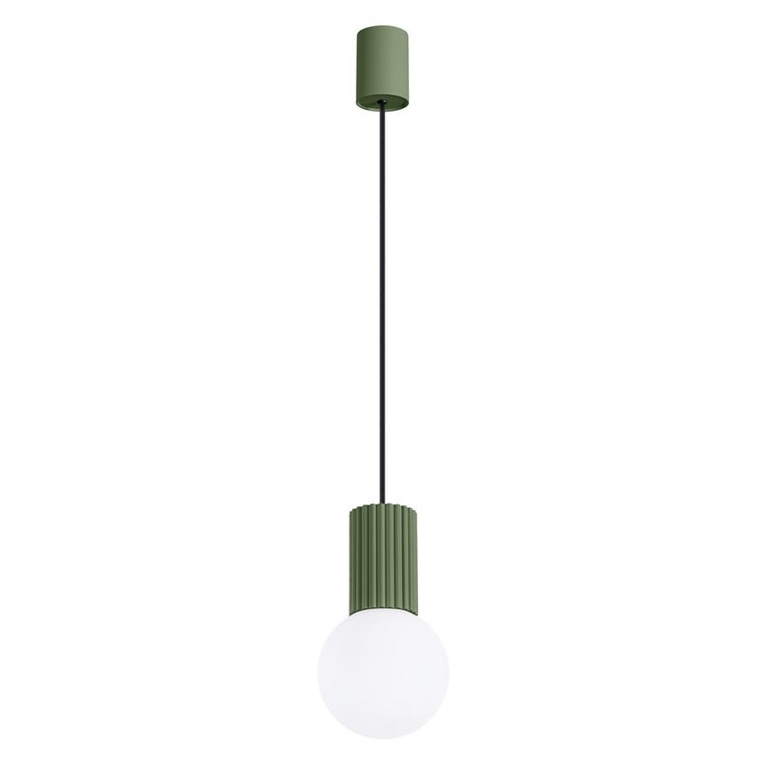 Lampa wisząca HALO 1 zielona oliwka