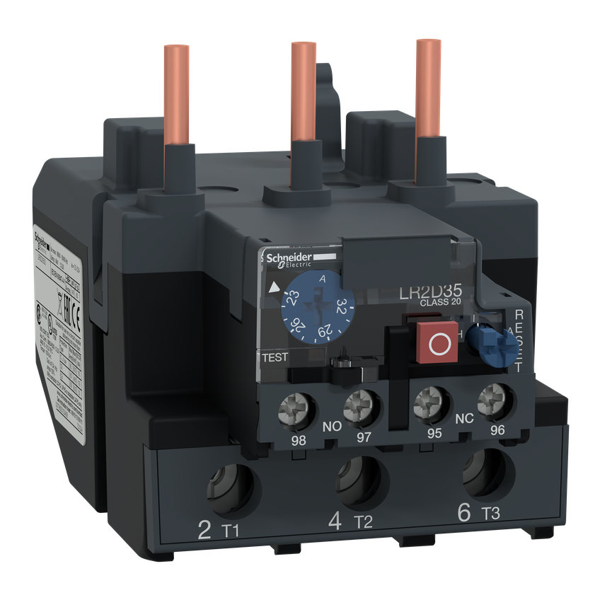 Przekaźnik przeciążeniowy 23-32A klasa 20 LR2D3553 SCHNEIDER