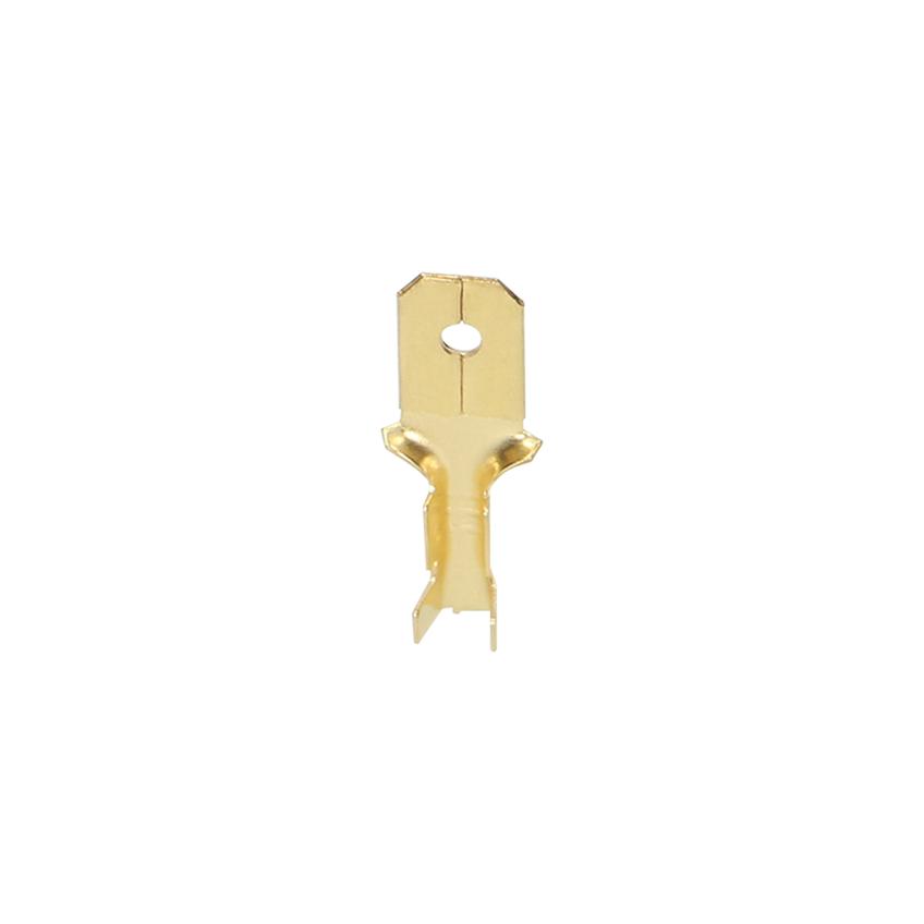 Wsuwka nieizolowana, przekrój maksymalny 2,5mm2, szerokość 6,3mm, 100 szt.