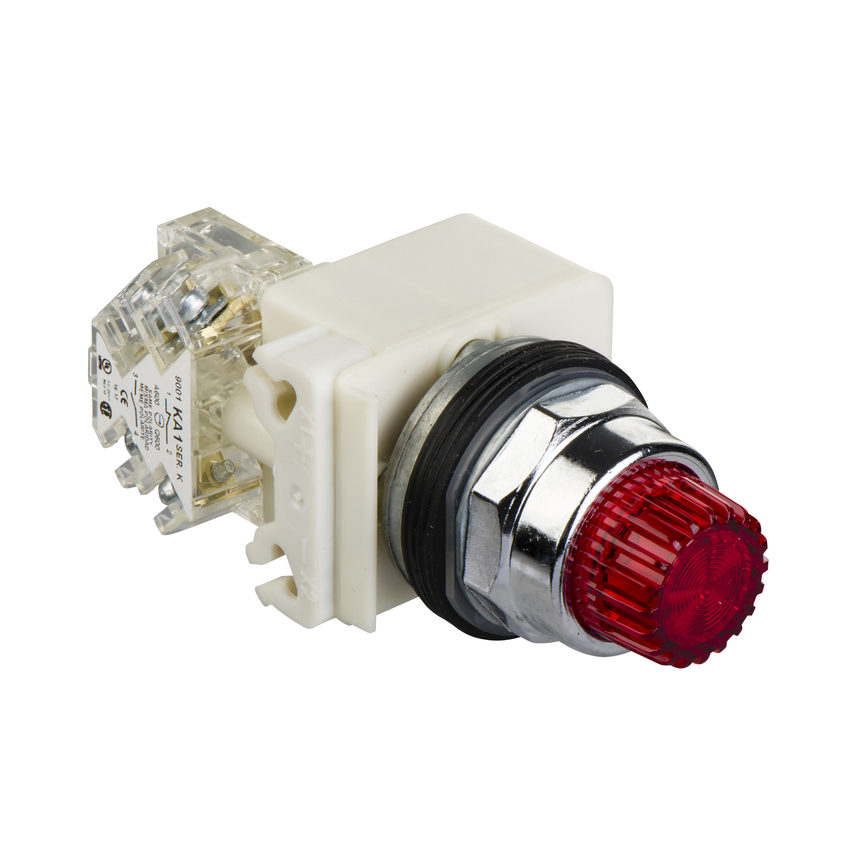 Harmony 9001K Przycisk bezpieczeństwa fi30mm odryglowany przez obrót 600VAC 10A TK 9001K2L35LRRH13 S