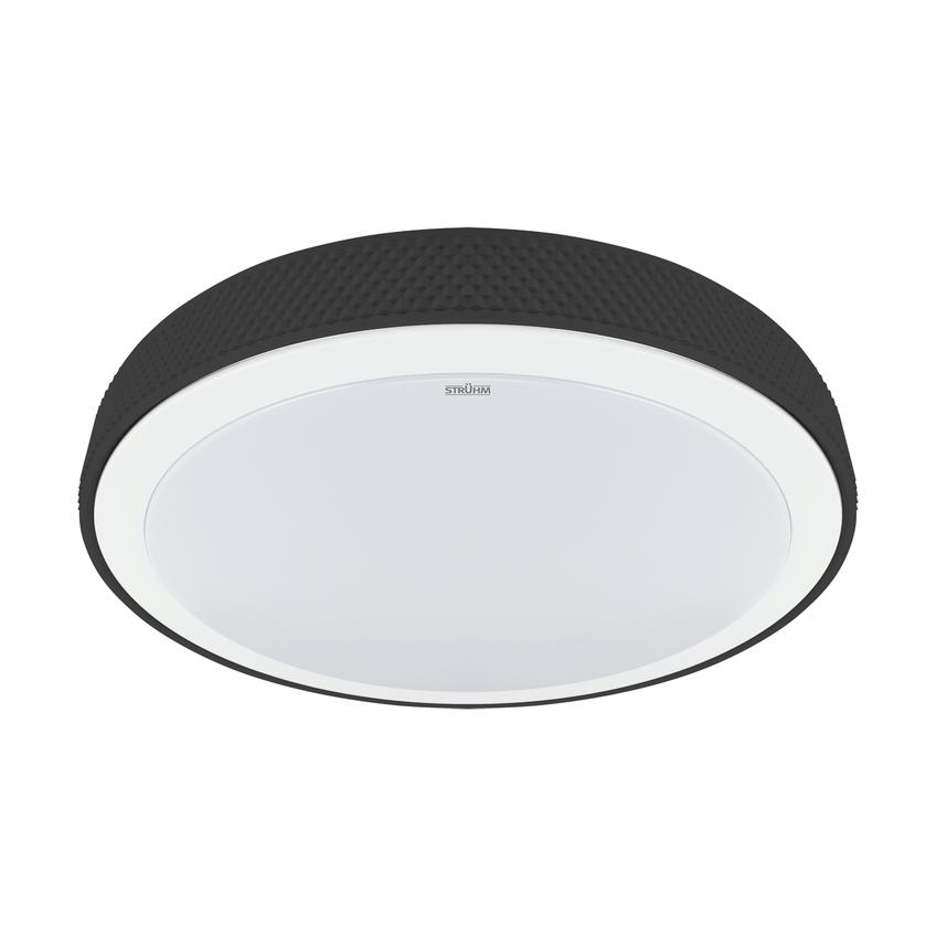 Plafoniera SMD LED RATAN LED C 24W BLACK CCT
