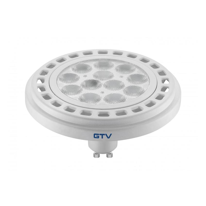 ŻARÓWKA LED. ES111,12W, 12XPOWER LED, BIAŁA, CIEPŁY BIAŁY,GU10, 3000K, KĄT ŚWIECENIA 45*, ZASILANIE