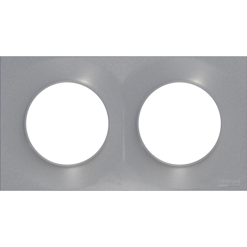 Odace Styl, ramka 2-krotna, DIY, aluminium