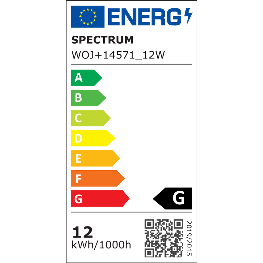 Żarówka LED AR111 GU10 230V 12W COB 15ST NW b. neutralna CZARNY 5 lat gw. Spectrum LED