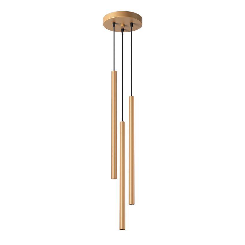 Sollux Lampa wisząca PASTELO 3P złota SL.1172