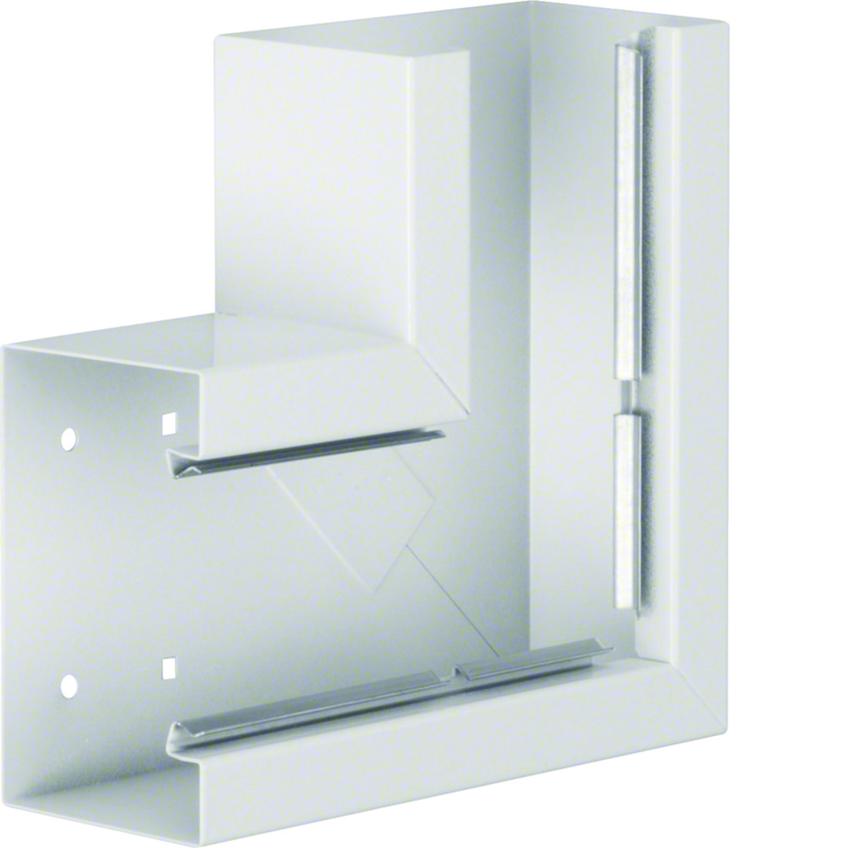 tehalit.BRS Kąt płaski 85x130 stal biały BRS8513059016 HAGER