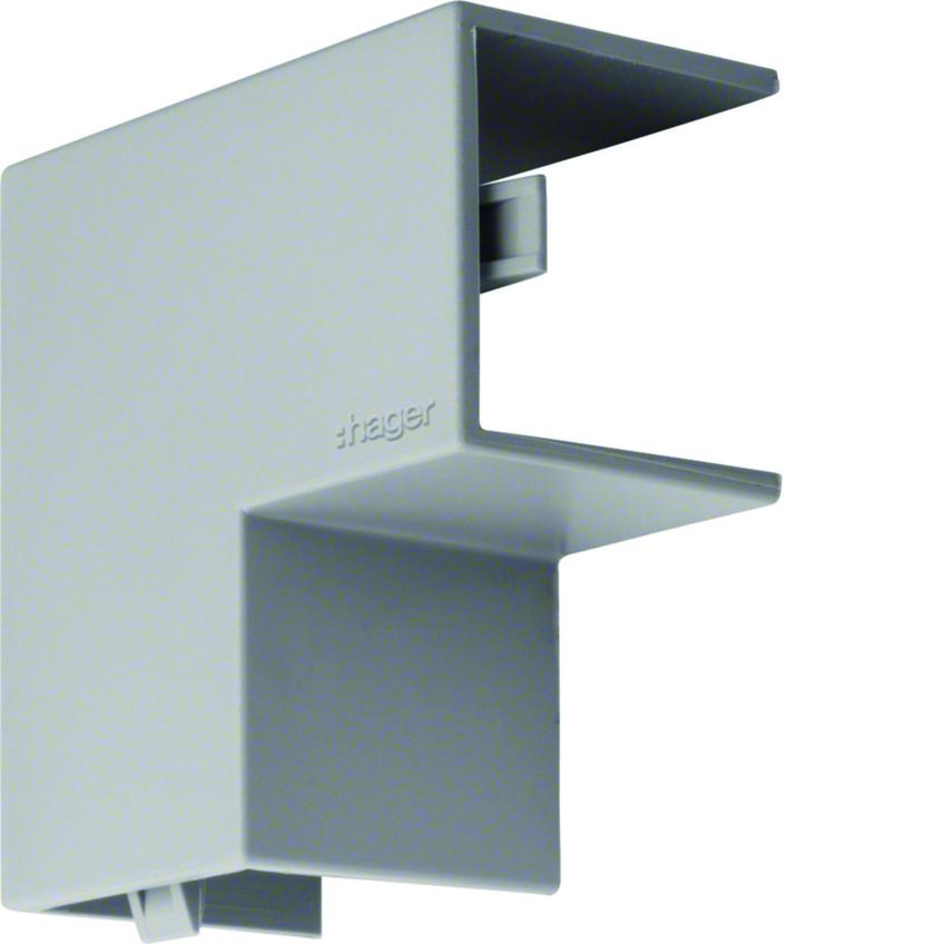tehalit.LF Kąt płaski 25x25mm, jasnoszary LF2502557035 HAGER