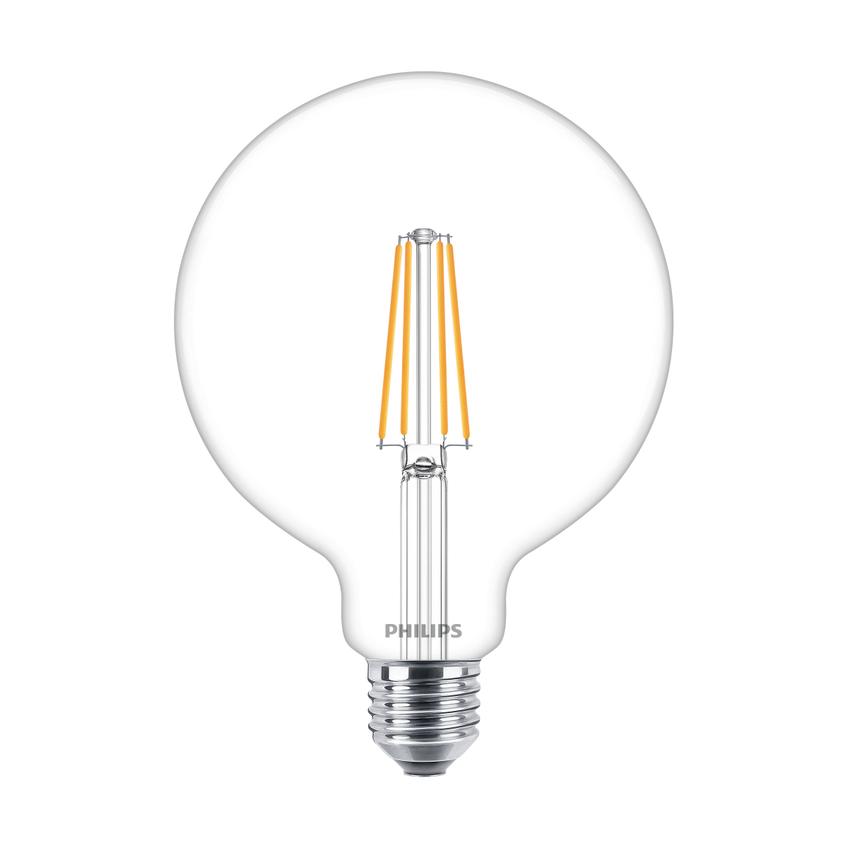 Żarówka LED ściemnialna 5,9W=60W 806lm 2700K barwa ciepła VLE kulka D5,9-60W E27 927 G120 Szkło prze