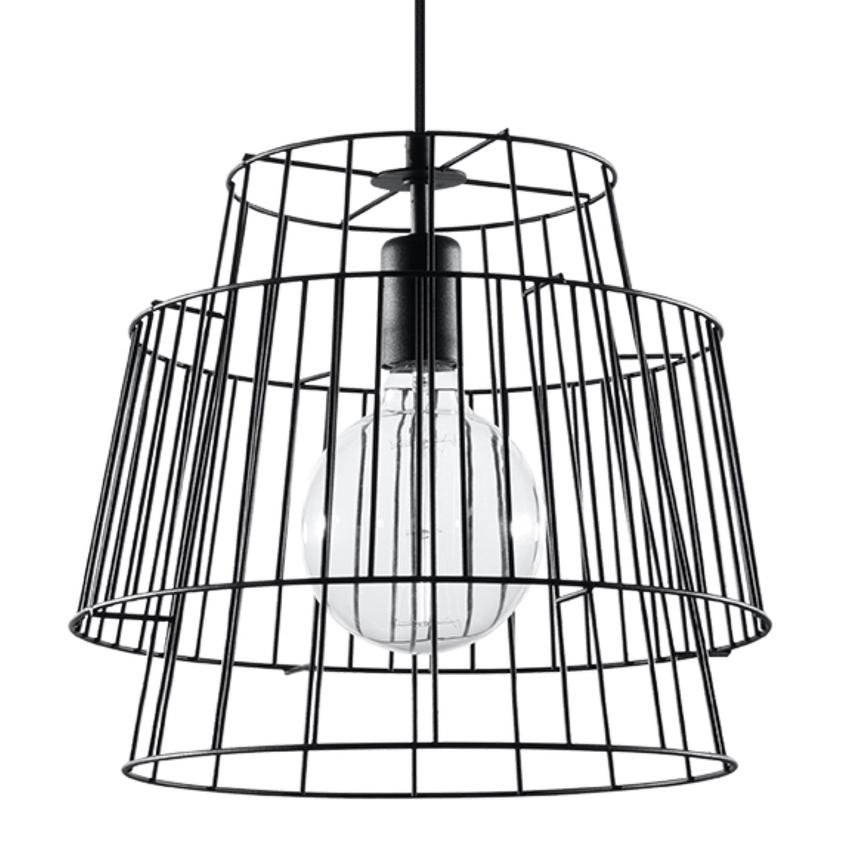 Sollux Lampa wisząca GATE czarny SL.0663
