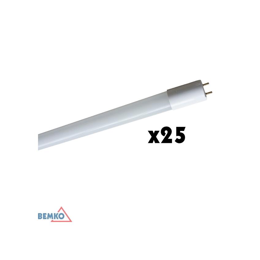 TUBA LED 230V T8 600MM 9W 900LM 6000K WW SZKŁO MLECZNA (KARTON 25SZT.) D89-T8-LED060-ZJM-6K-25 BEMKO