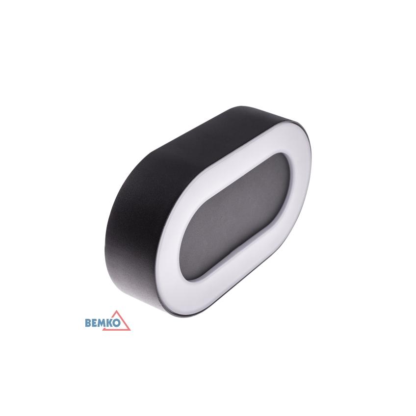 OPRAWA ELEWACYJNA VALIT 10W 3000K 800LM IP54 203X45X123MM OWALNA GRAFIT