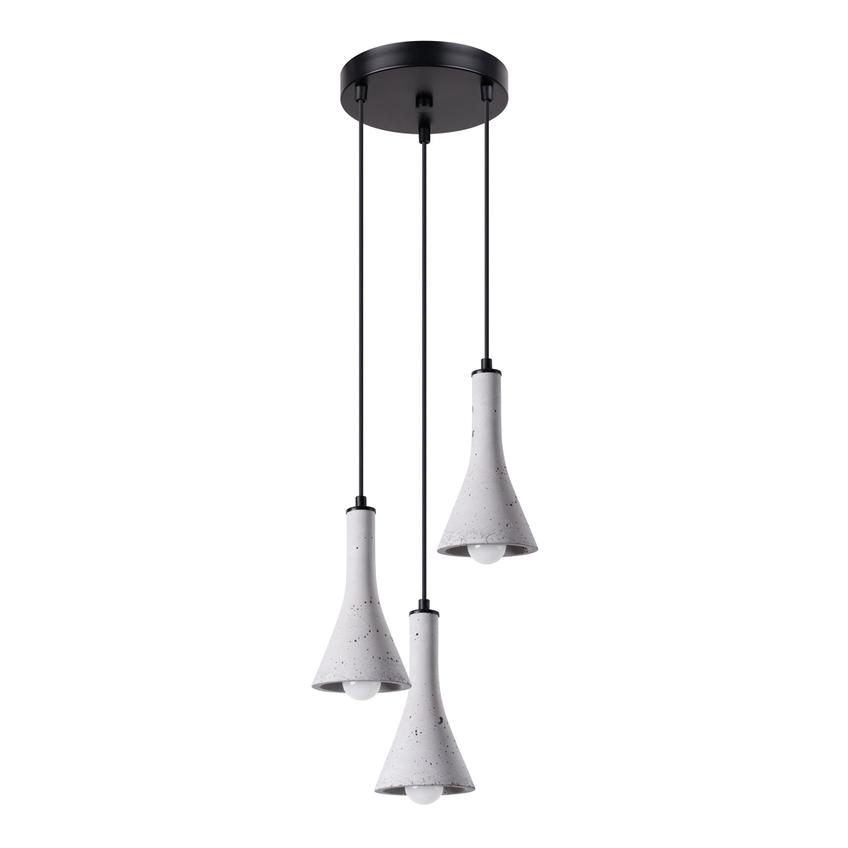 Sollux Lampa wisząca REA 3P beton SL.1226