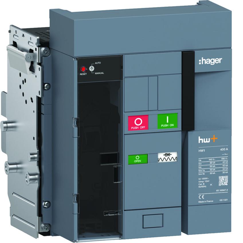 ACB HW1 66kA 400A 3P Wyłącznik wysuwny do wyzwalacza sentinel Energy