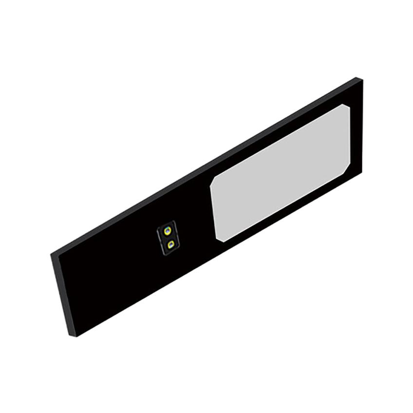 PLANA lampka podszafkowa LED 4W, 240lm, 4000K, z włącznikiem bezdotykowym, czarna