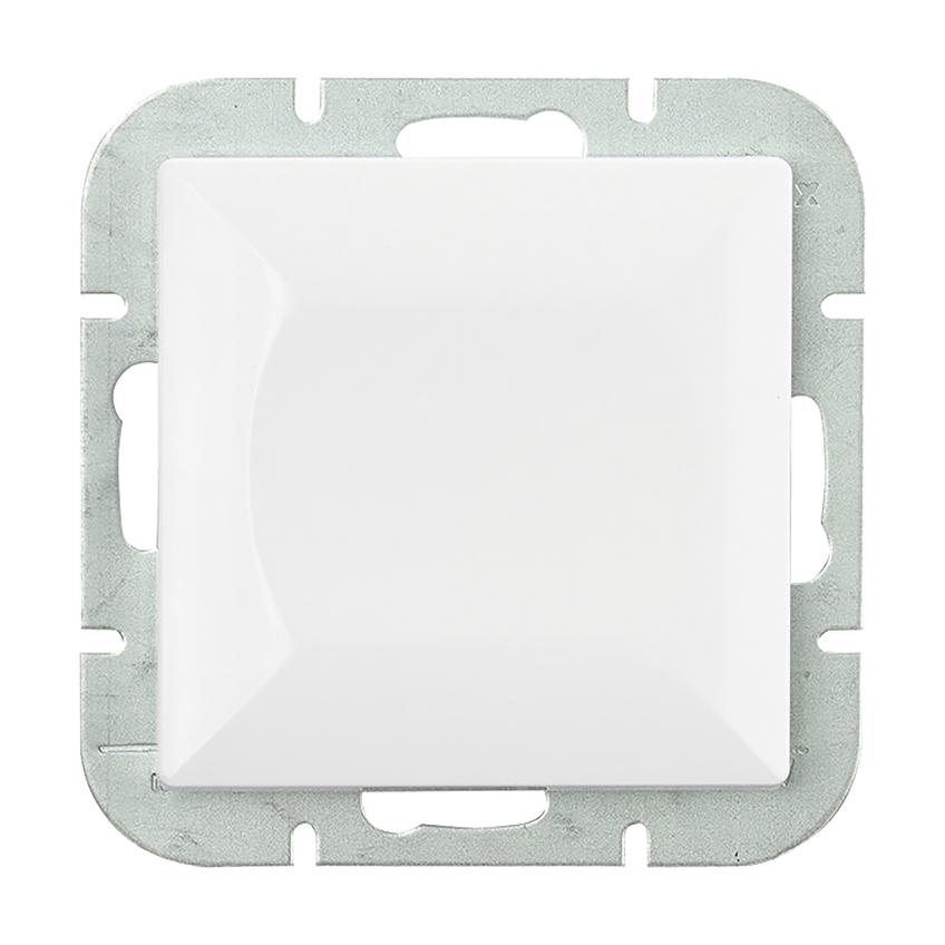 Przycisk dzwonek podtynkowy Pearl, 10A, 250V, WP-6/7P, biały