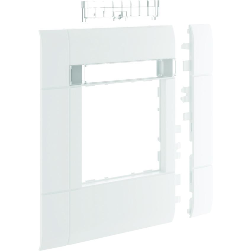 tehalit.WA Maskownica 120mm 1-krotna 55x55mm pole opisowe PC-ABS bezhalog biały