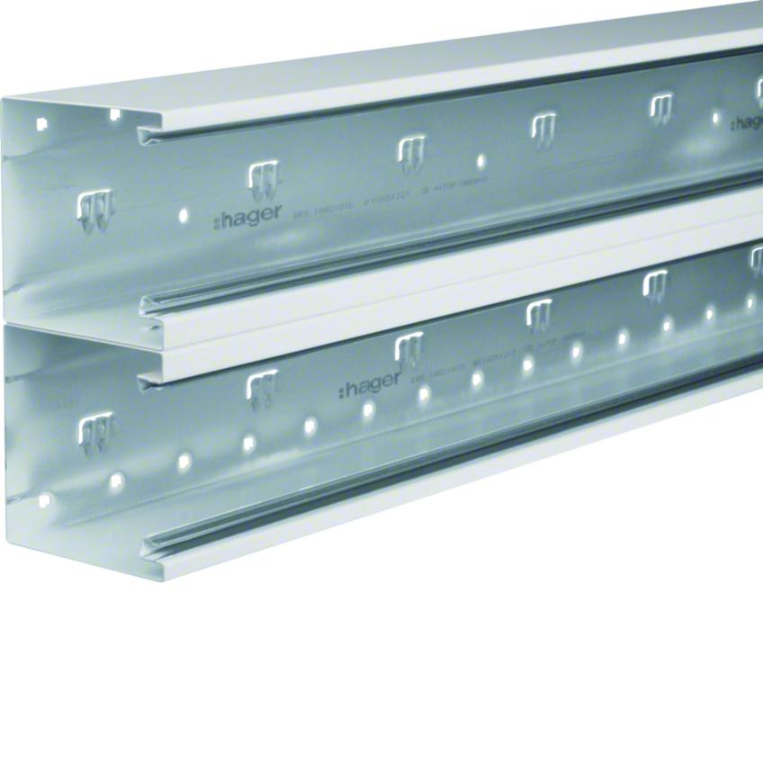 tehalit.BRS Podstawa 100x210mm, 2 komory, stal biały BRS1002101D9016 HAGER