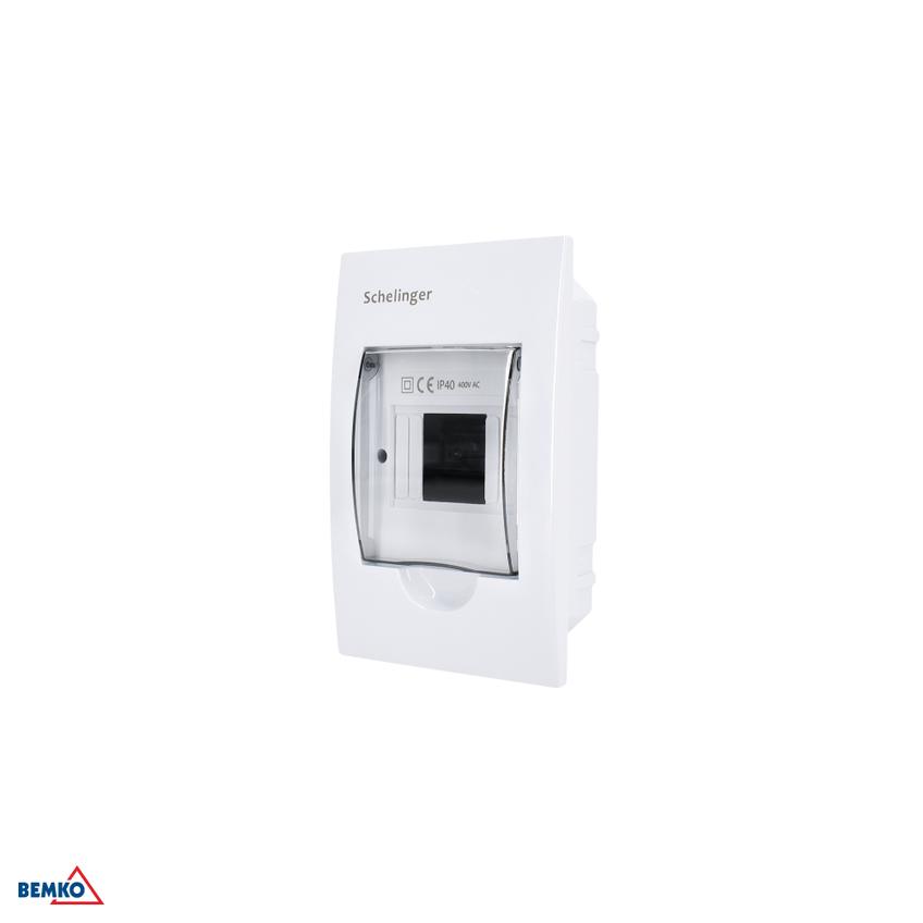 ROZDZIELNICA PODTYNKOWA IP40 ZACISKI 4N+4PE 1x4P