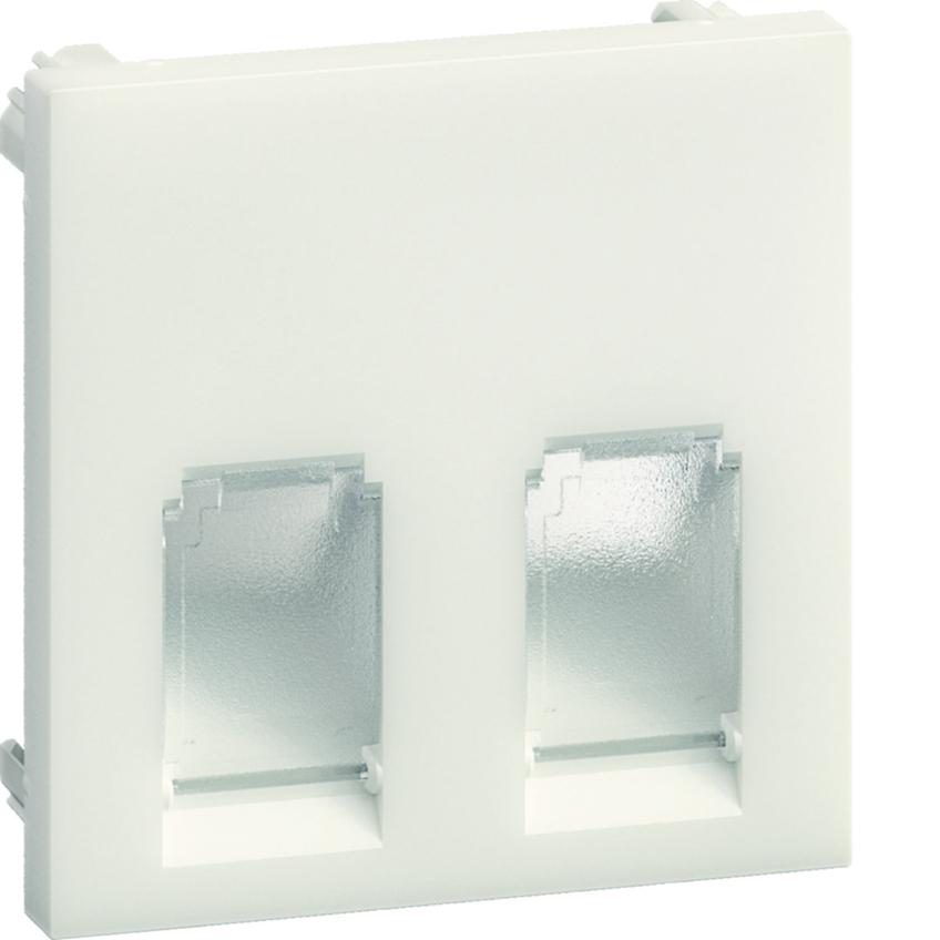 tehalit.WA Płytka 2RJ45 (GMDM) ABS bezhalogenowy biały