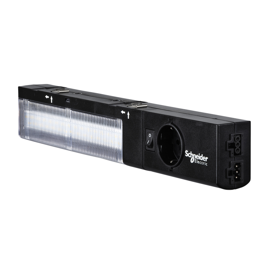 Spacial Thalassa Lampa LED do szafy z gniazdem Schuko 640lm NSYLAMLDS SCHNEIDER
