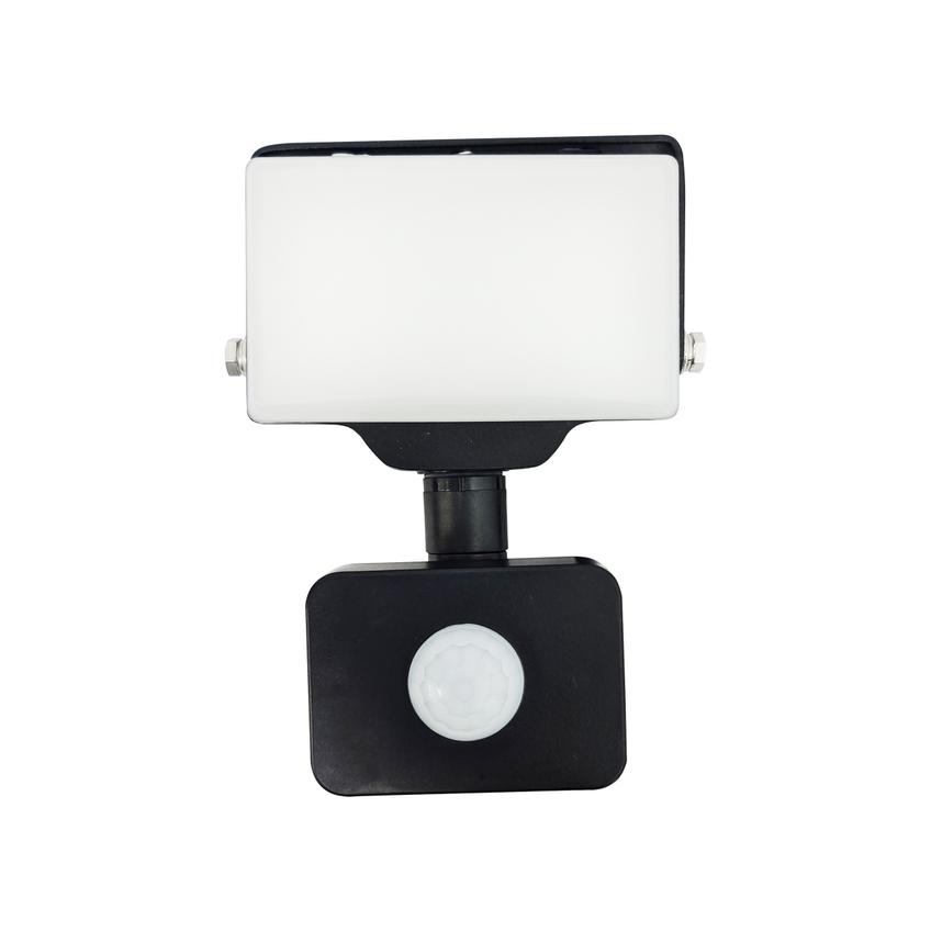 PORTO S LED 10W naświetlacz z PIR, 800lm, IP44, 4000K, aluminium + poliwęglan
