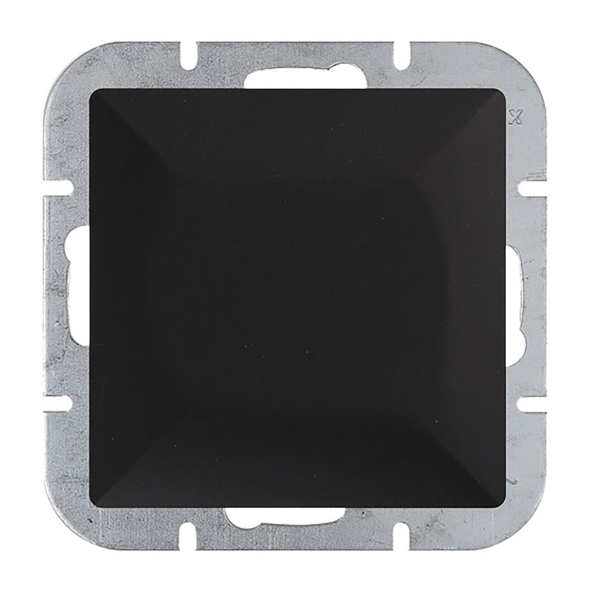 Łącznik podtynkowy jednobiegunowy Pearl, 10A, 250V, WP-1P, czarny