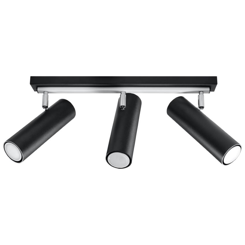 Sollux Plafon DIREZIONE 3 czarny SL.0501