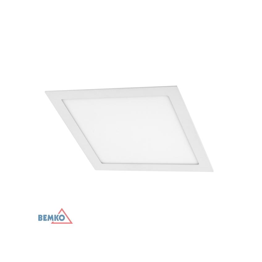 OPRAWA DOWNLIGHT LED BOLED 24W 3000K 1650LM IP20 KWADRAT BIAŁY S-C70-DLB-S-240-3K BEMKO