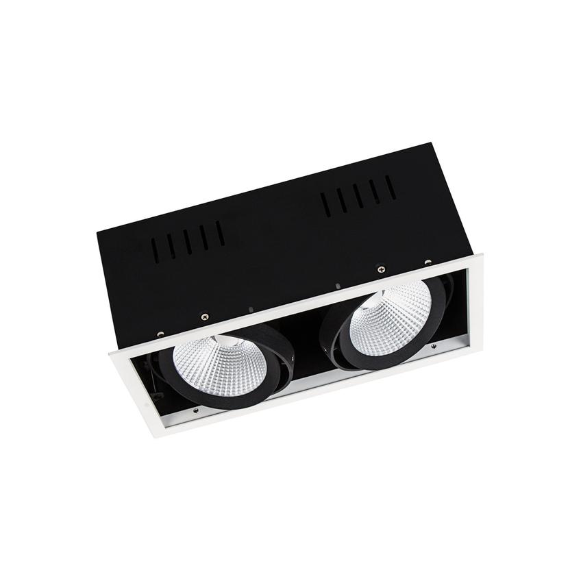 Oprawa SPOT MULTI 2x30W 4000K FL WT BK