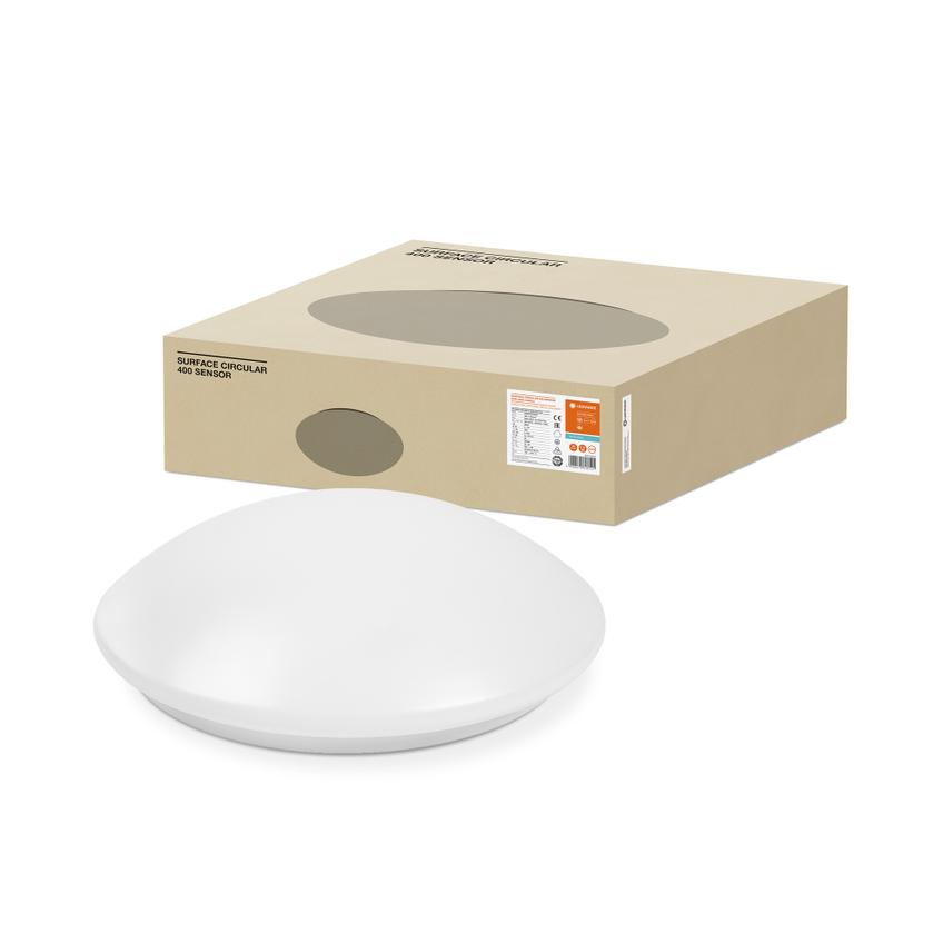 Plafon LED SURFACE CIRCULAR 400 SENSOR 24W 840 IP44 4058075618121 LEDVANCE