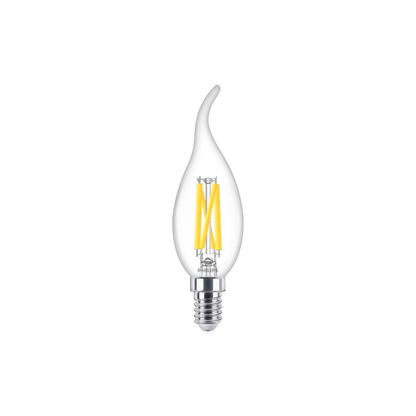 Żarówka LED świeczka 3,4W=40W 470lm 2700K 3,4-40W E14927 BA35 5 lat gw. PHILIPS